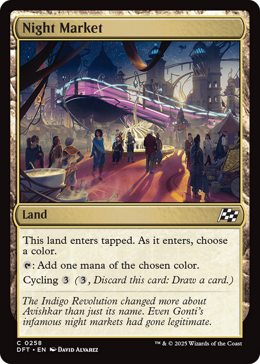 Night Market (DFT-258) - Aetherdrift Foil