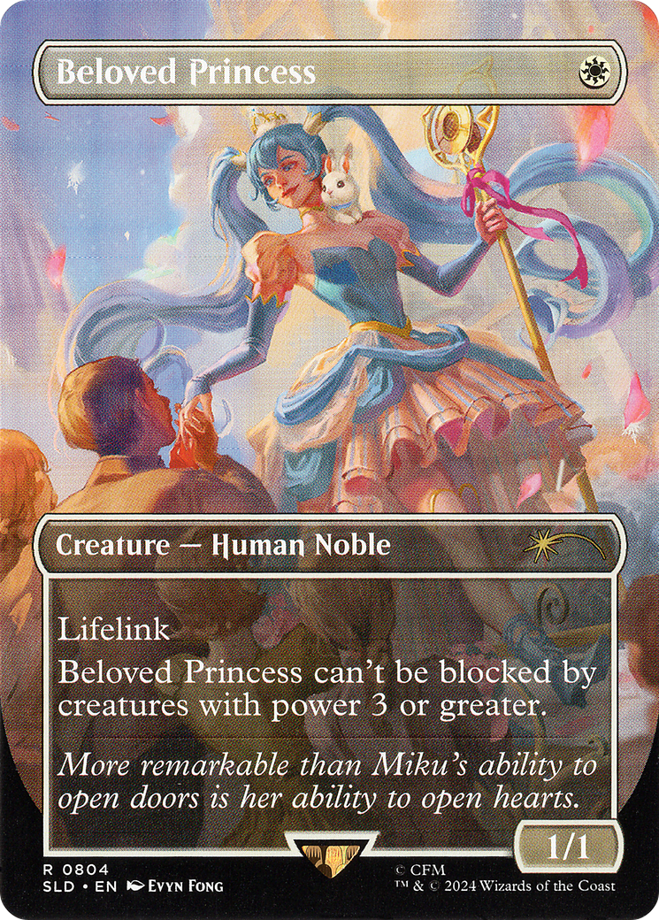 Beloved Princess (SLD-804) - Secret Lair Drop (Borderless) Foil