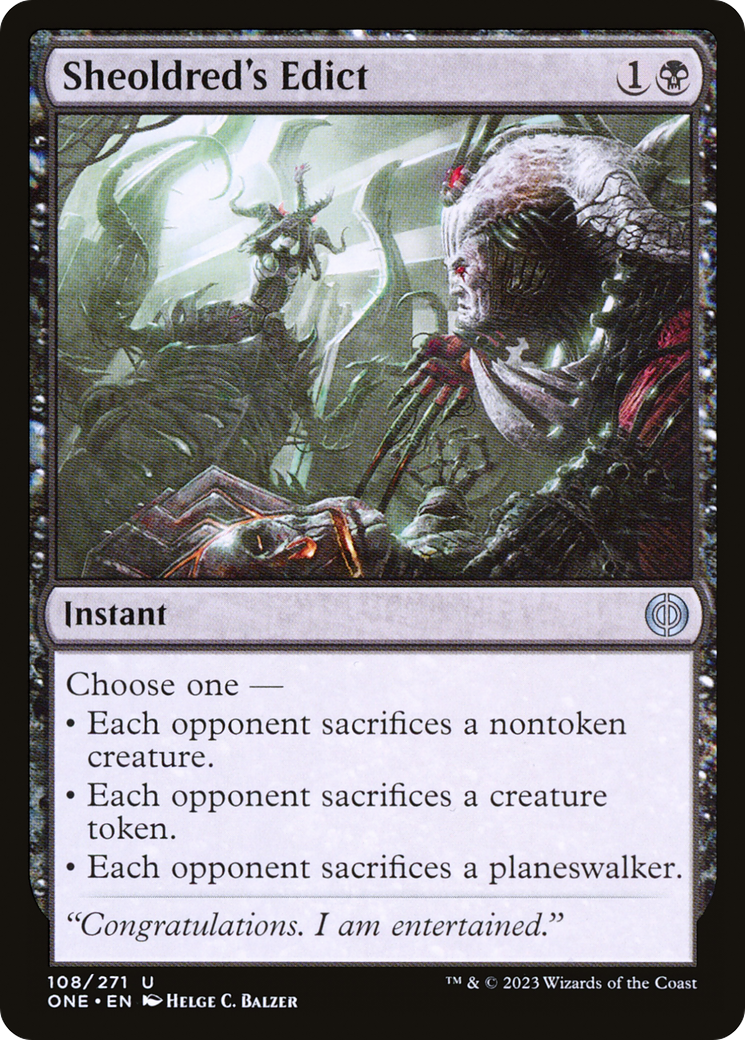 Sheoldred's Edict Foil Base 108/271