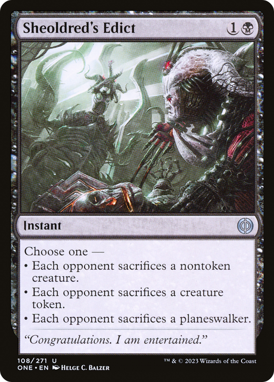 Sheoldred's Edict Foil Base 108/271