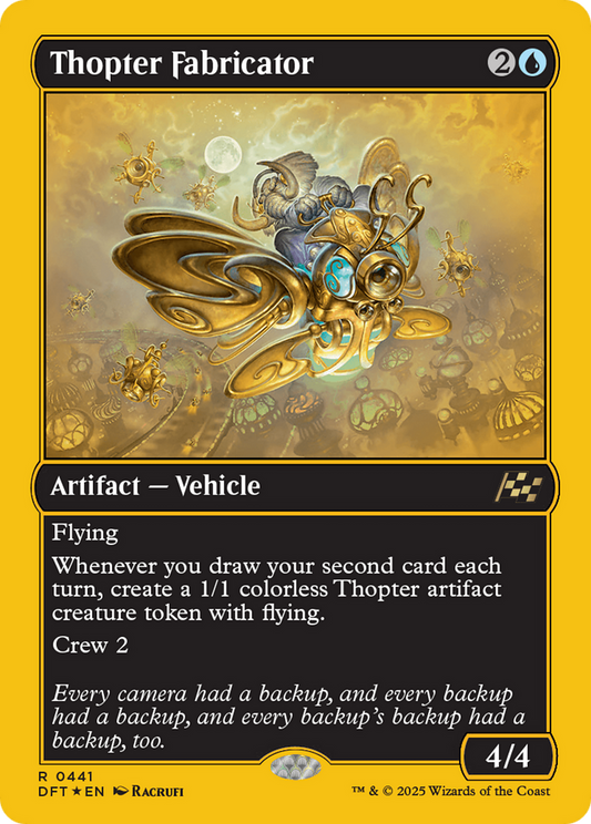 Thopter Fabricator (First-Place Foil) (DFT-441) - Aetherdrift Foil