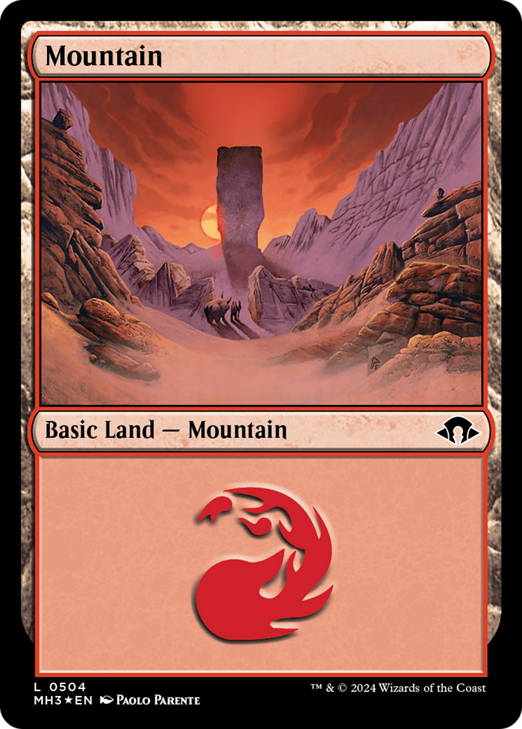 Mountain (MH3-504) - Modern Horizons 3 Foil