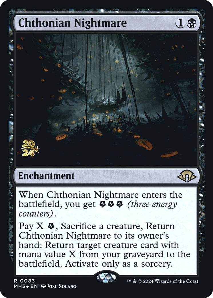 Chthonian Nightmare (PMH3-83S) - Modern Horizons 3 Promos Foil