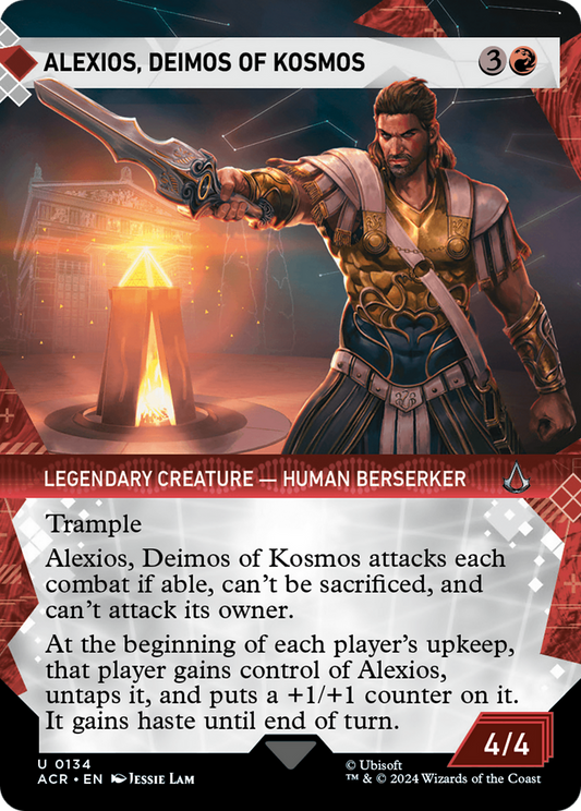 Alexios, Deimos of Kosmos (ACR-134) - Assassin's Creed: (Showcase) Foil