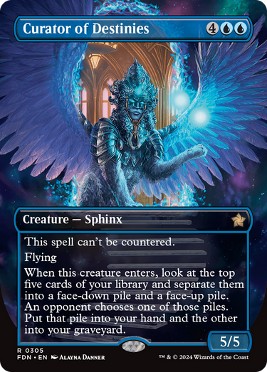 Curator of Destinies (Borderless) (FDN-305) - Foundations (Borderless)