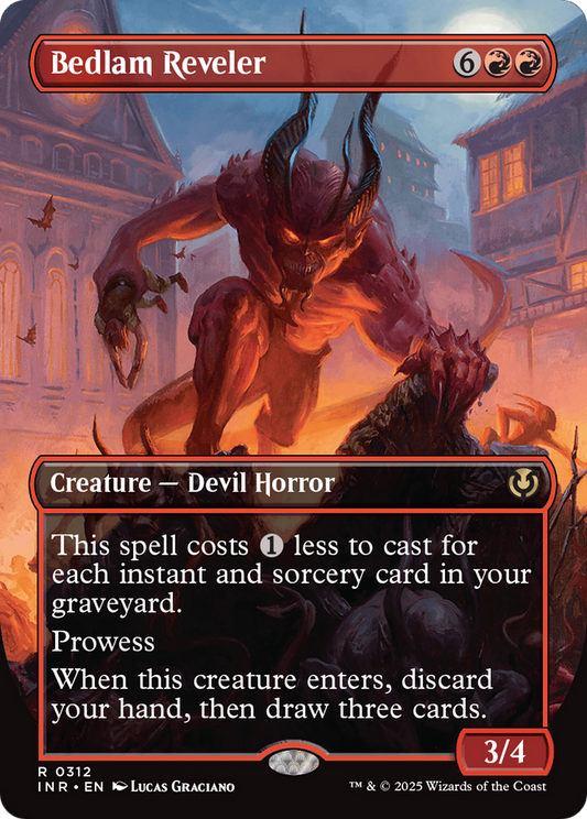 Bedlam Reveler (Borderless) (-312) - Innistrad Remastered Foil