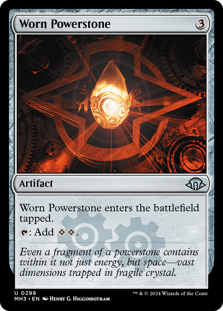 Worn Powerstone (MH3-298) - Modern Horizons 3 Foil