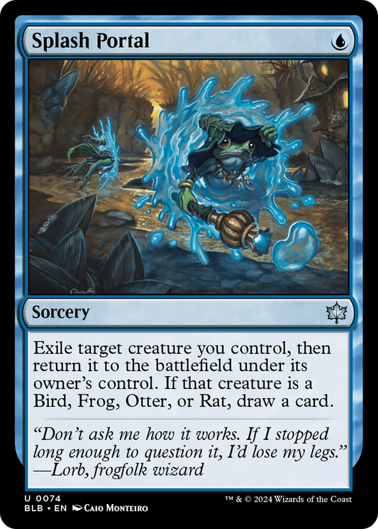 "Splash Portal" (BLB-074) - Bloomburrow