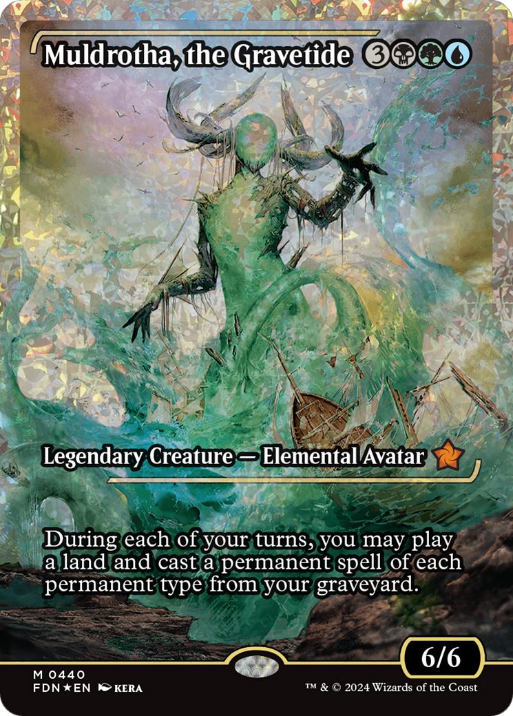 Muldrotha, the Gravetide (FDN-440) - Foundations: (Showcase) Foil