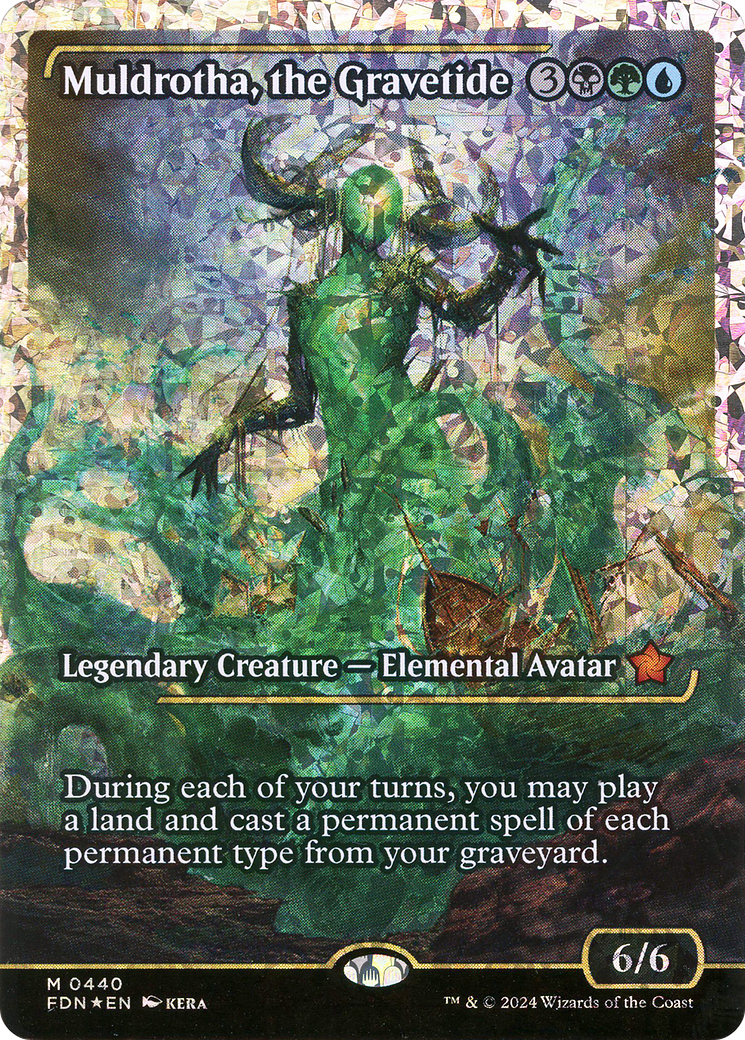 Muldrotha, the Gravetide (FDN-440) - Foundations: (Showcase) Foil