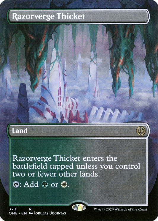 Razorverge Thicket Borderless foil