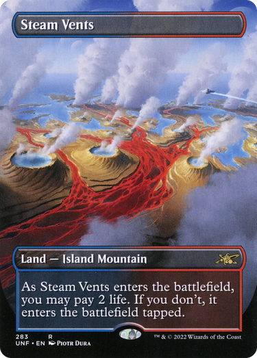 Steam Vents (Borderless) (UNF-283) - Unfinity (Borderless) Foil