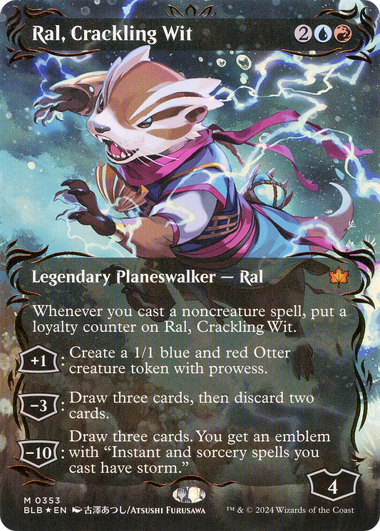 Ral, Crackling Wit (BLB-353) - Bloomburrow (Borderless) Foil