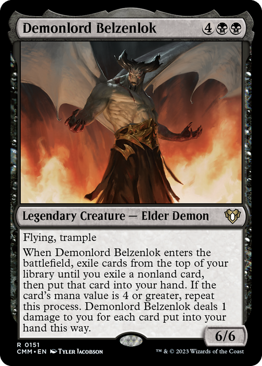 Demonlord Belzenlok (CMM-151) - Commander Masters Foil