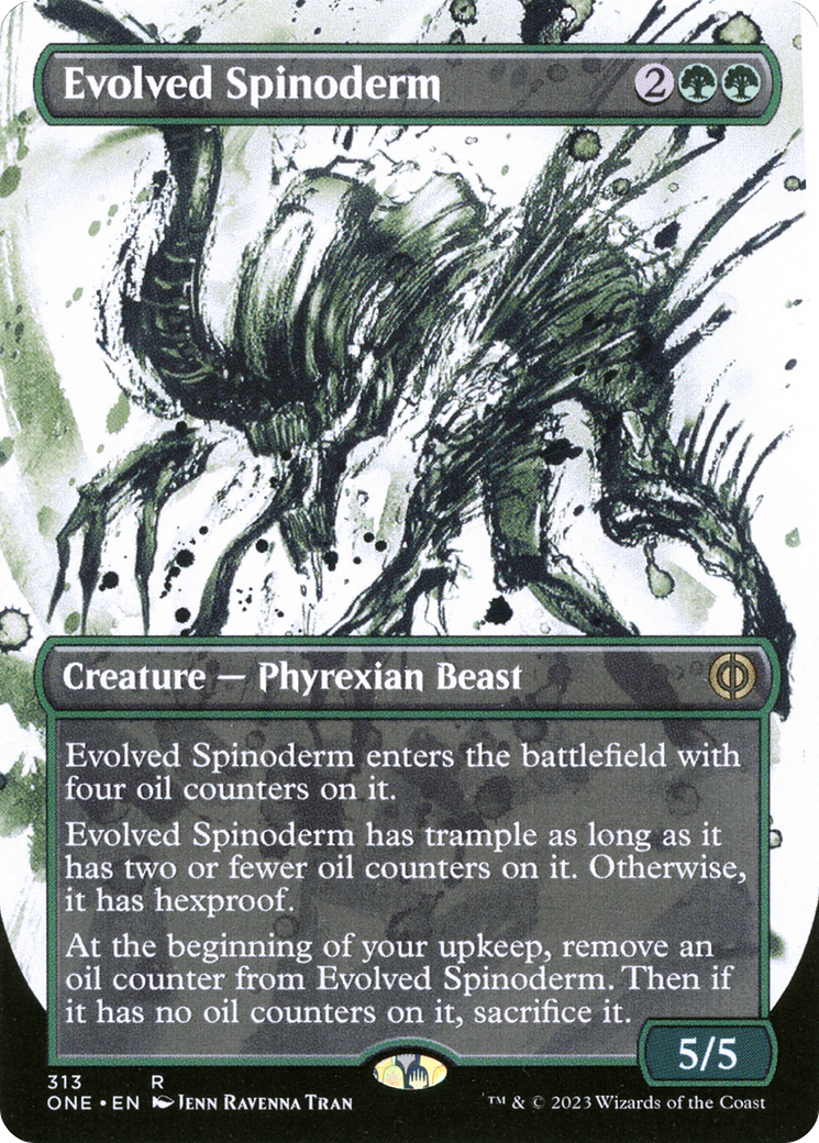 Evolved Spinoderm (ONE-313) - Phyrexia: All Will Be One: (Showcase) (Borderless)