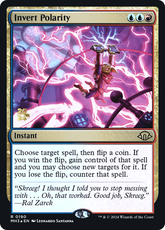 Invert Polarity (PMH3-190S) - Modern Horizons 3 Promos Foil