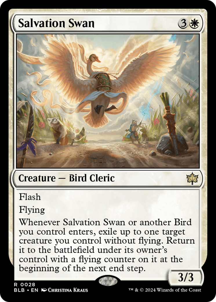 Salvation Swan (BLB-028) - Bloomburrow