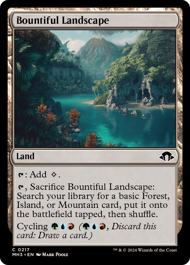 Bountiful Landscape (MH3-217) - Modern Horizons 3 Foil