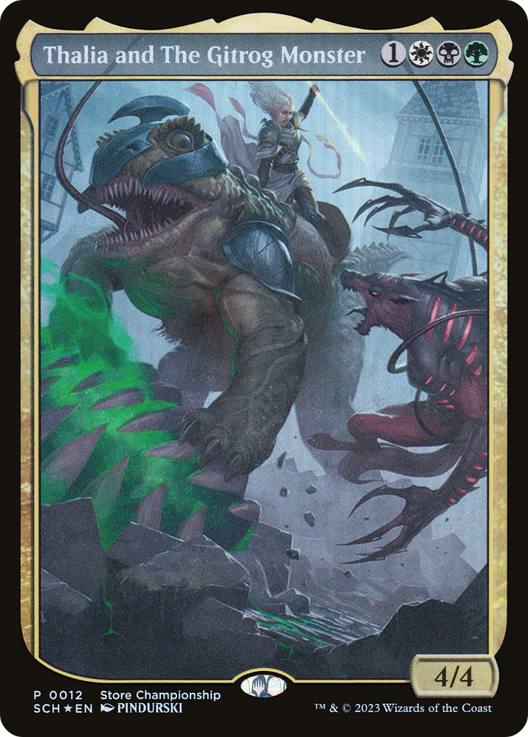 Thalia and The Gitrog Monster (GAME-012) - Store Championships Foil