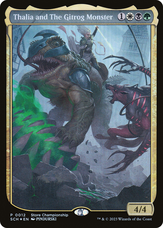Thalia and The Gitrog Monster (GAME-012) - Store Championships Foil
