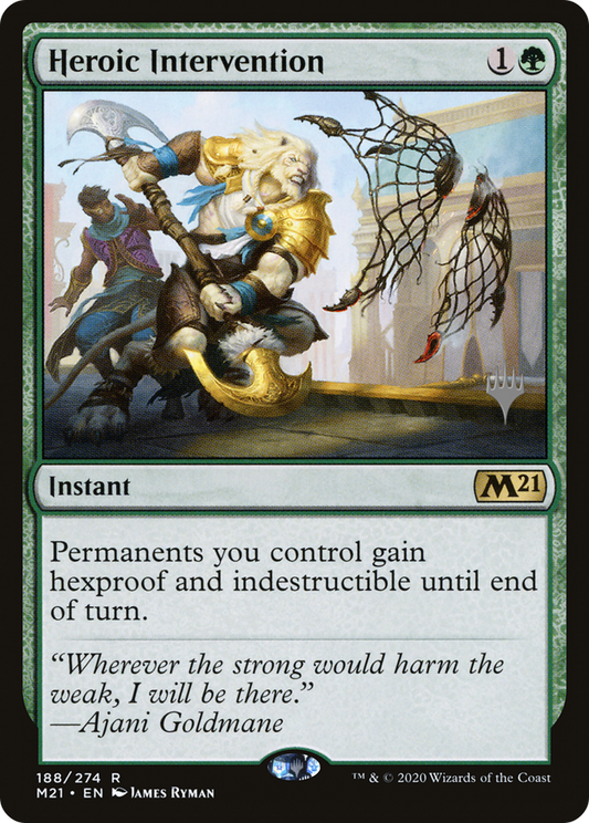 Heroic Intervention (PPM21-188) - Core Set 2021 Promos