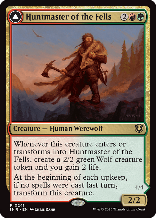 Huntmaster of the Fells // Ravager of the Fells (-241) - Innistrad Remastered Foil