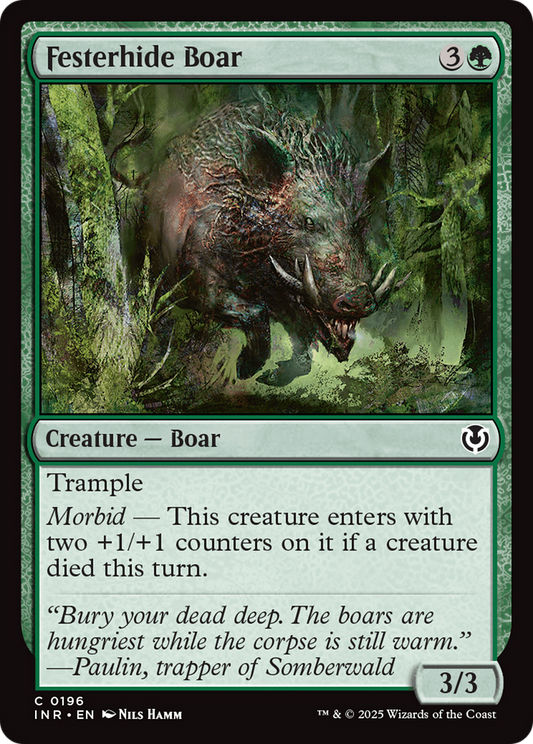 Festerhide Boar (-196) - Innistrad Remastered
