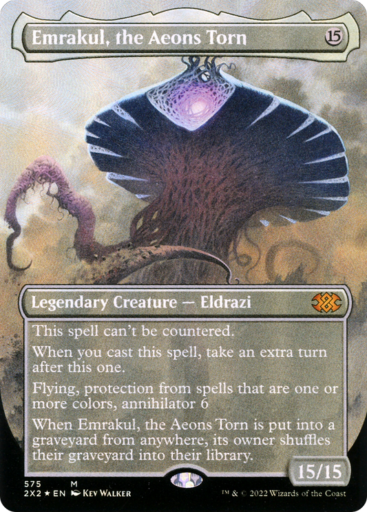 Emrakul, the Aeons Torn (2X2-575) - Double Masters 2022 (Borderless) Foil