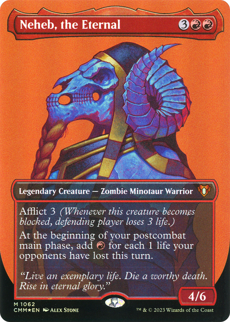Neheb, the Eternal (CMM-1062) - Commander Masters (Borderless) Foil