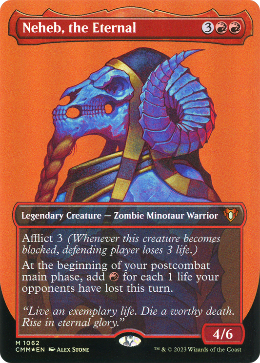 Neheb, the Eternal (CMM-1062) - Commander Masters (Borderless) Foil