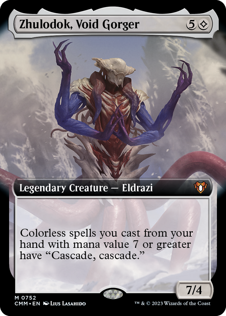 Zhulodok, Void Gorger (CMM-752) - Commander Masters: (Extended Art) Foil