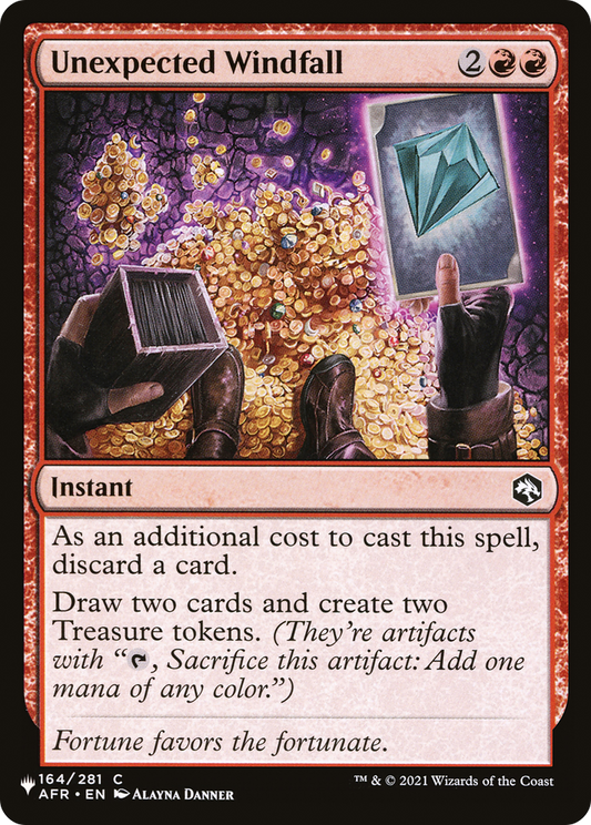 Unexpected Windfall (LIST-AFR-164) - The List