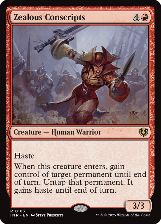 Zealous Conscripts (-183) - Innistrad Remastered Foil