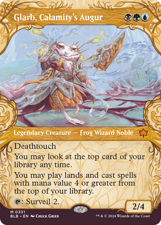 Glarb, Calamity's Augur (BLB-331) - Bloomburrow: (Showcase)