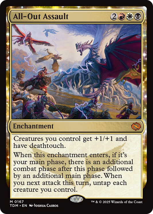 All-Out Assault (TDM-167) - Tarkir: Dragonstorm Foil