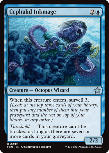 Cephalid Inkmage (FDN-032) - Foundations