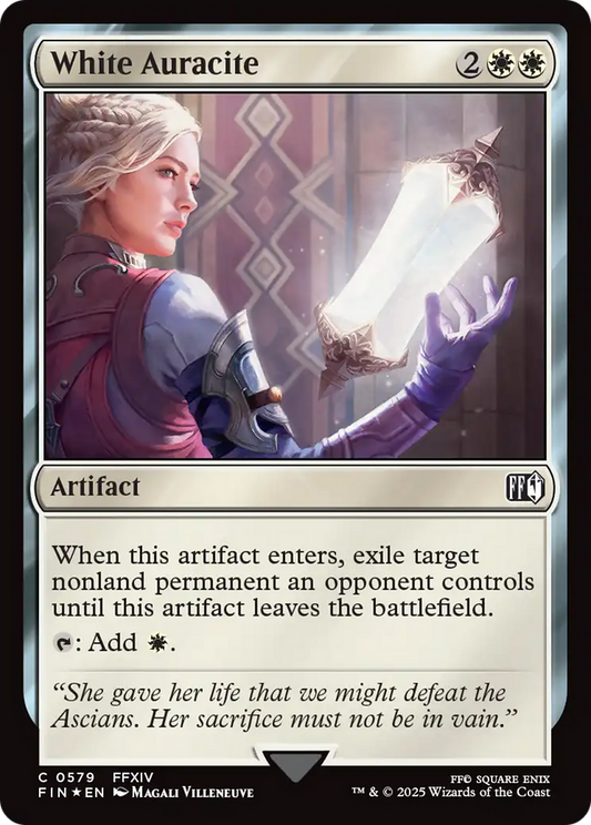 White Auracite (Surge Foil) (FIN-578) - FINAL FANTASY Foil