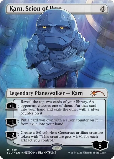 Karn, Scion of Urza (SLD-1419★) - Secret Lair Drop (Borderless) Foil