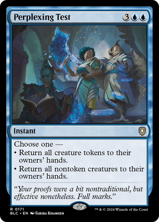 Perplexing Test (BLC-171) - Bloomburrow Commander