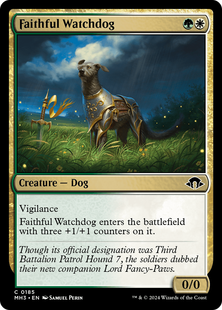 Faithful Watchdog (MH3-185) - Modern Horizons 3 Foil