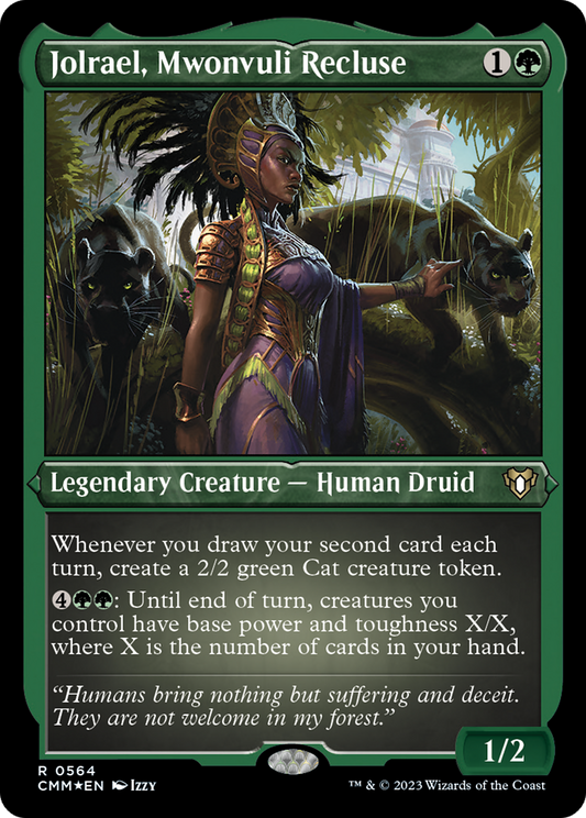 Jolrael, Mwonvuli Recluse (CMM-564) - Commander Masters Etched Foil
