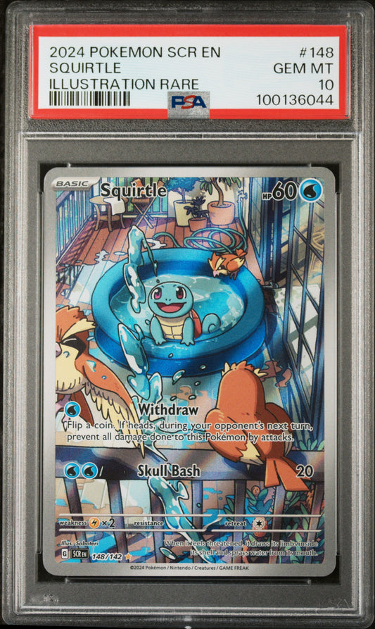 Squirtle Illustration Rare PSA 10