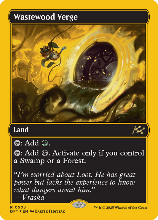 Wastewood Verge (First-Place Foil) (DFT-505) - Aetherdrift Foil