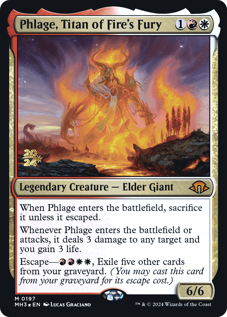 Phlage, Titan of Fire's Fury (PMH3-197S) - Modern Horizons 3 Promos Foil