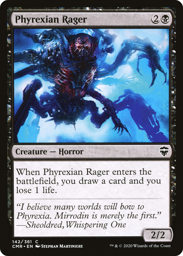 Phyrexian Rager (CMR-142) - Commander Legends