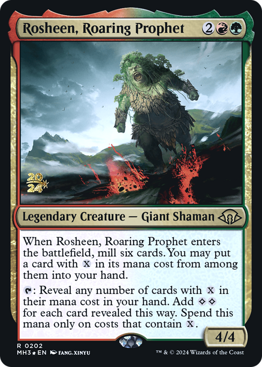 Rosheen, Roaring Prophet (PMH3-202S) - Modern Horizons 3 Promos Foil