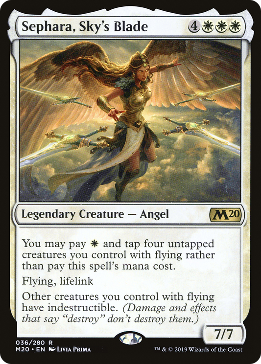 Sephara, Sky's Blade (M20-036) - Core Set 2020 Foil