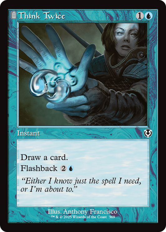 Think Twice (Retro Frame) (-369) - Innistrad Remastered