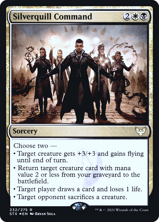 Silverquill Command (PRE-232S) - Strixhaven: School of Mages Promos Foil