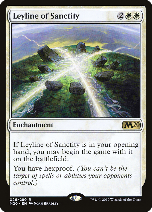 Leyline of Sanctity (M20-026) - Core Set 2020